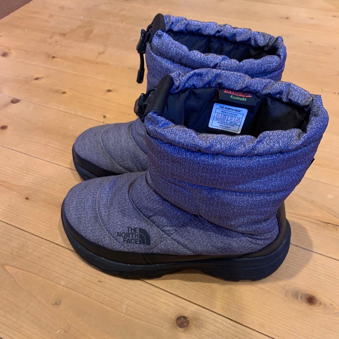 【美品】THE NORTH FACE スノーブーツ　グレー　24.0cm