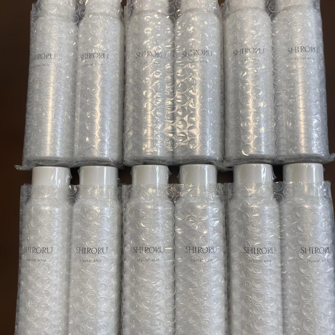 SHIRORU シロル クリスタルホイップ 新品未使用•未開封　12本セット 3組セット 】 SHIRORU シロル クリスタルホイップ 120g クリスタル