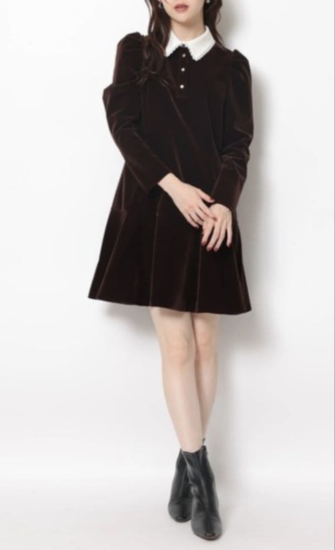 ベルベットミニカラーワンピース！！ リランドチュール - メルカリ