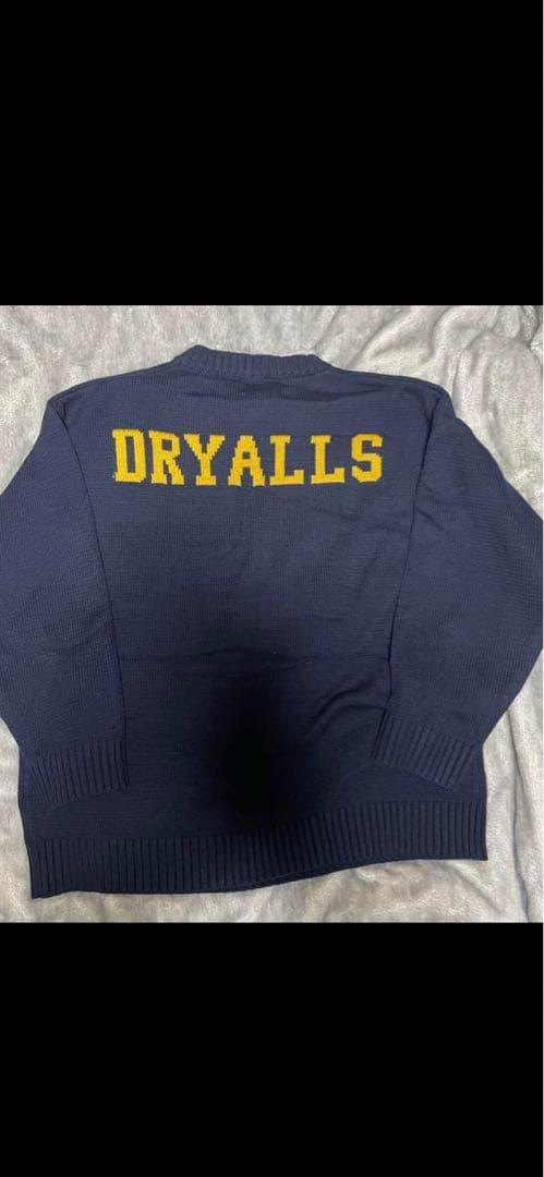 HUMAN MADE 犬デザイン ニットセーター ネイビー