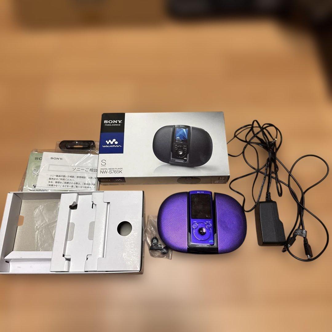 SONY ウォークマン NW-S765K 16GB スピーカー付 バイオレット - メルカリ