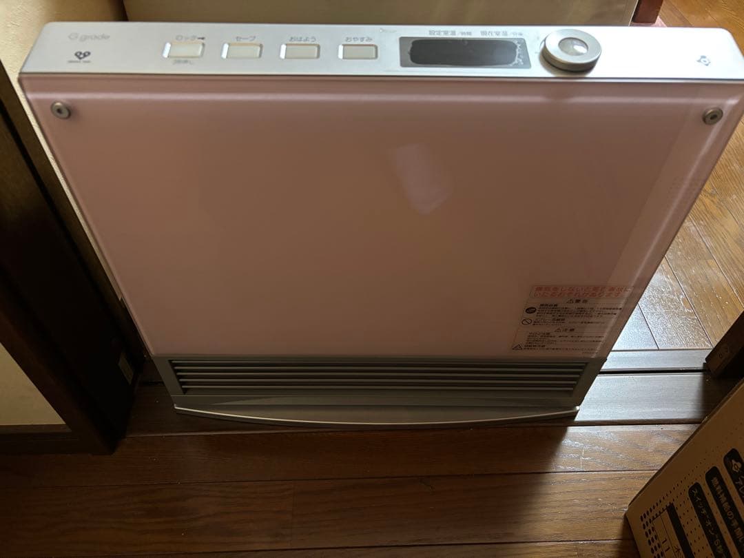 最終値下げ ガスファンヒーター ピンク