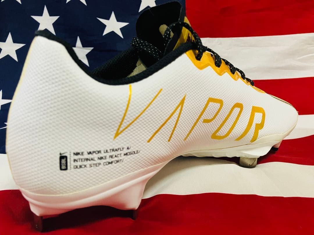 【日本未発売】NIKE ナイキ　野球 スパイク ホワイト　ゴールド 26.5cm