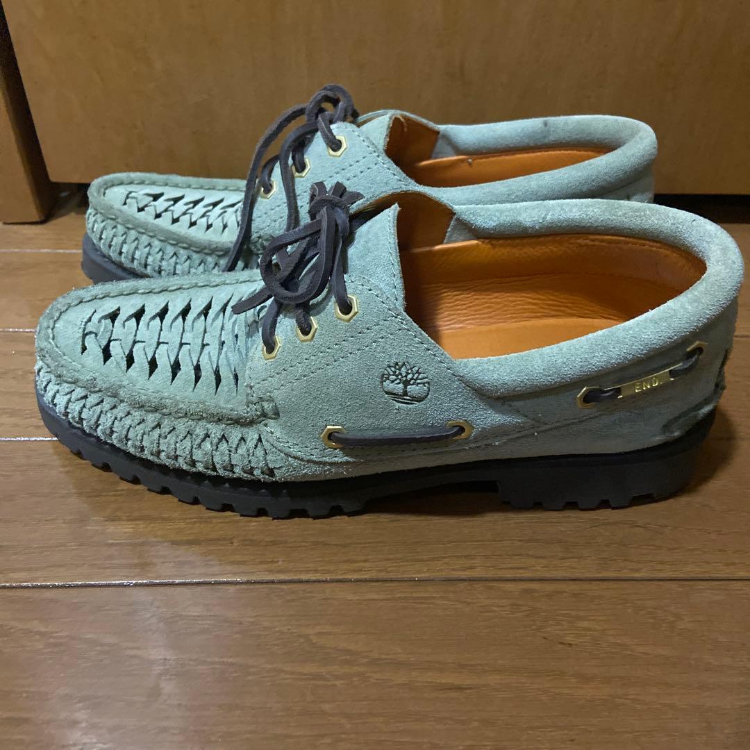 靴 END. x Timberland 3 Eye Boat Shoe 28cm END. X TIMBERLAND AUTHENTIC 3 EYE BOAT SHOE 