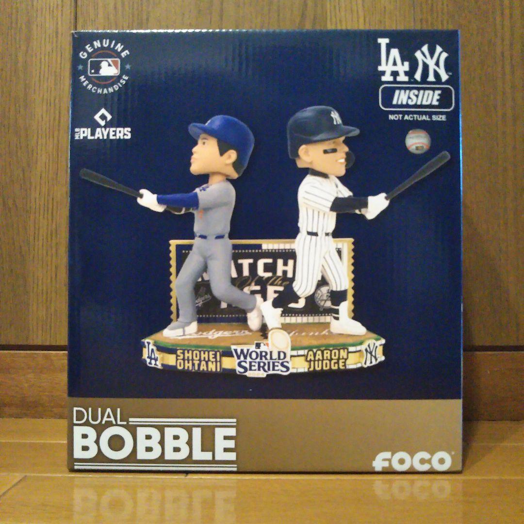 【超希少】大谷翔平・A・ジャッジ 　ワールドシリーズボブルヘッド　新品未開封 世界2024個限定】大谷翔平 × アーロン・ジャッジ の2024ワールド