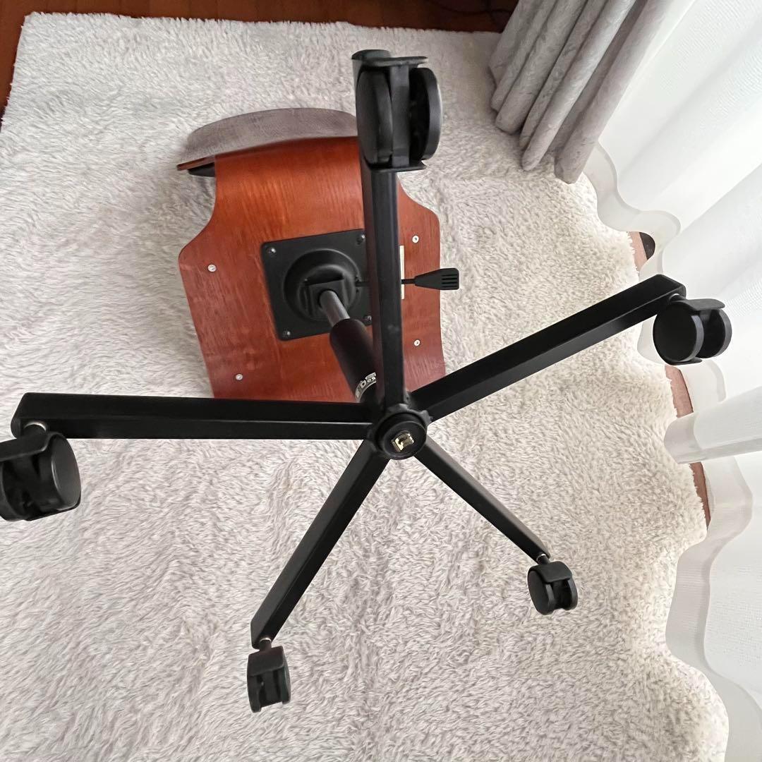 山岸準様リクエスト品】天然木 突き板 曲げ木 オフィス パソコンワーク