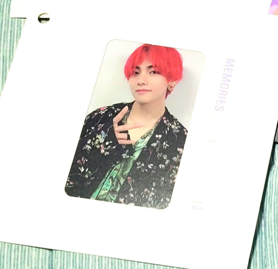 最安 bts 2018 memories v テテ テヒョン トレカ