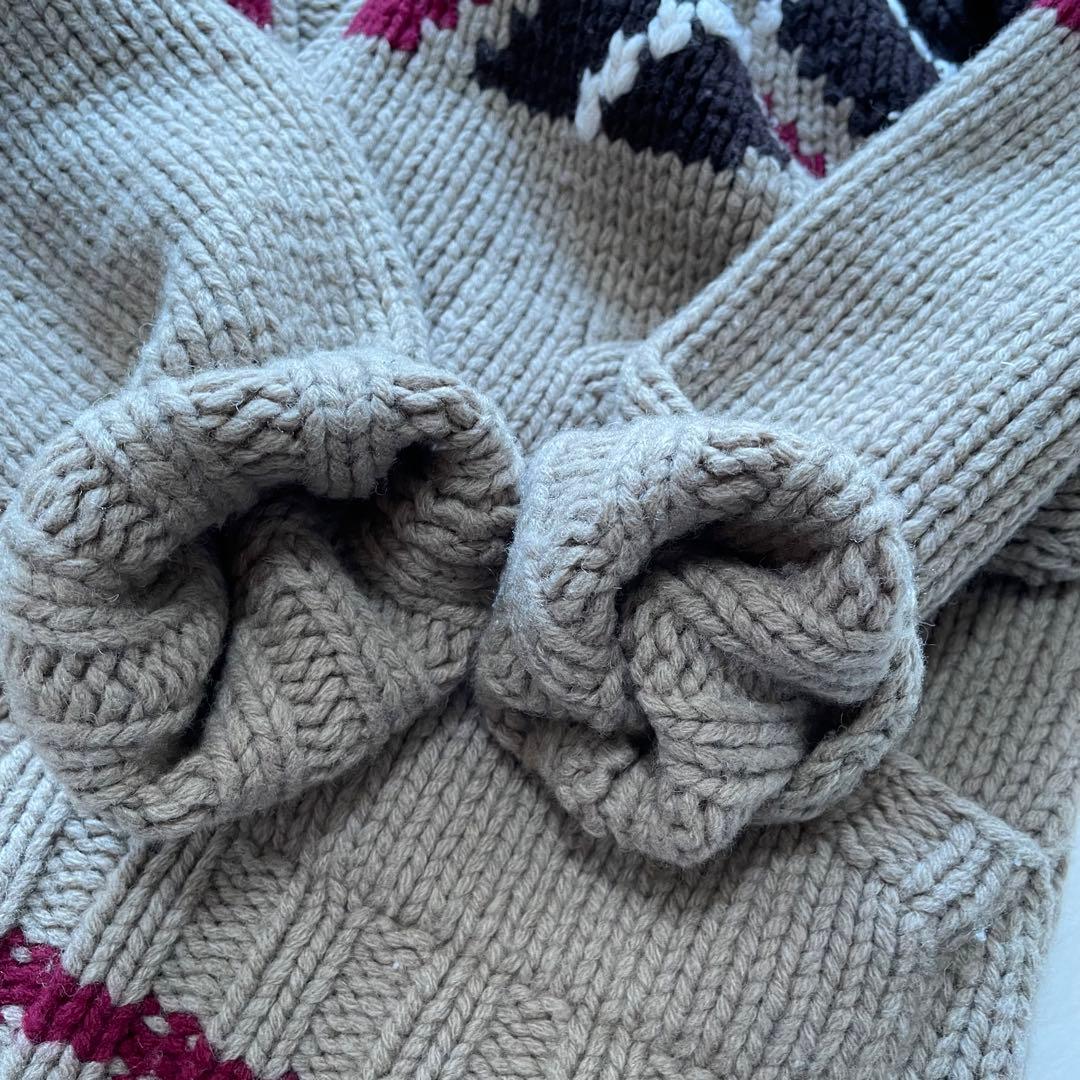 希少】トミーヒルフィガー ネイティブ柄 カウチン ドライバーズニット