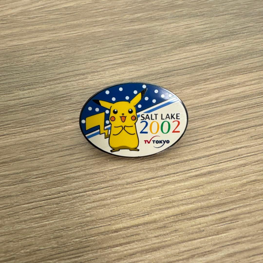 ピカチュウ SALT LAKE 2002 ピンバッジ【5427 2002 Salt Lake City Winter Olympic Official Mascot Skyline Pin