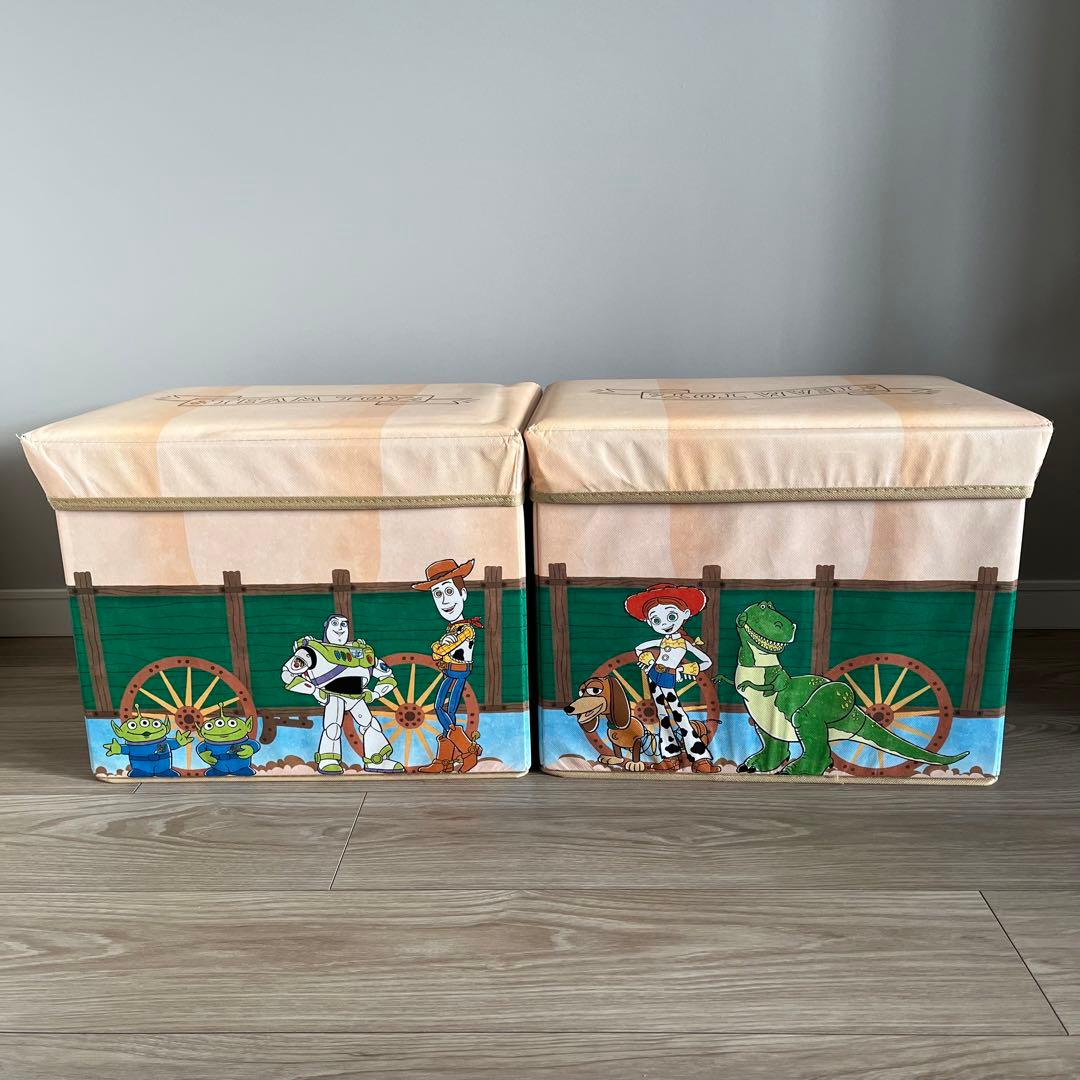 3coins スリーコインズ トイストーリー スツール 収納 おもちゃ箱