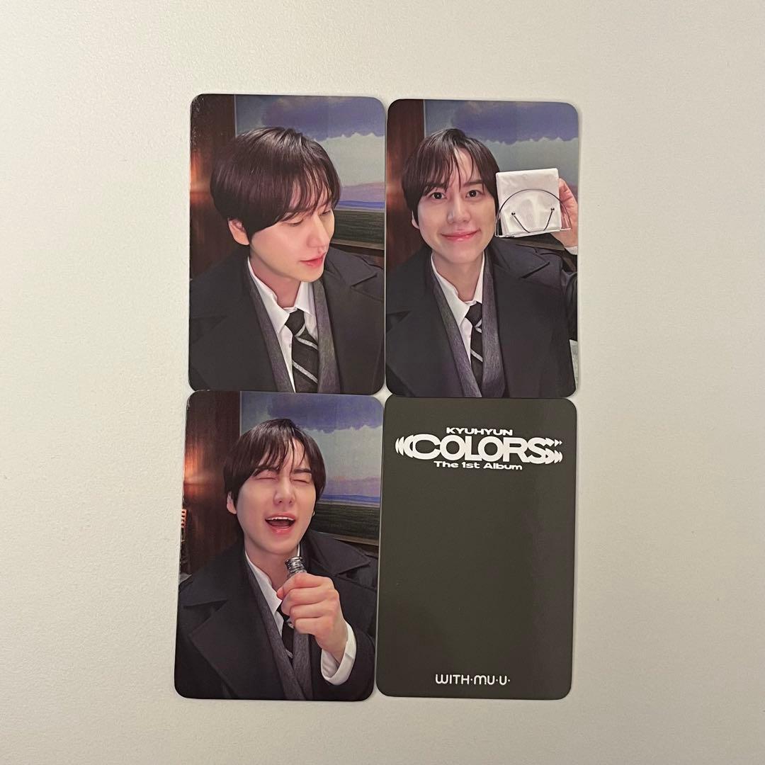 スジュ キュヒョン COLORS superjunior withmuu トレカ - メルカリ