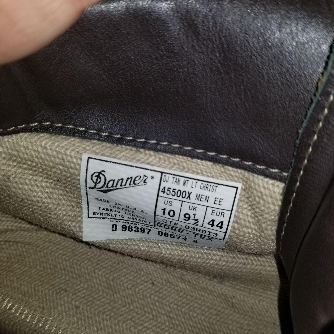 美品 廃盤 Danner ダナー マウンテンライト スエード 白タグ USA