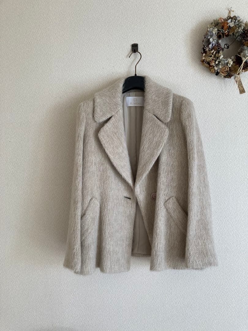 【最終お値下げ❣️】エルミダ　上質素材の暖かいハーフコート SALE】ウールベルテッドロングコート - 12Twelve Agenda(トゥエルブ