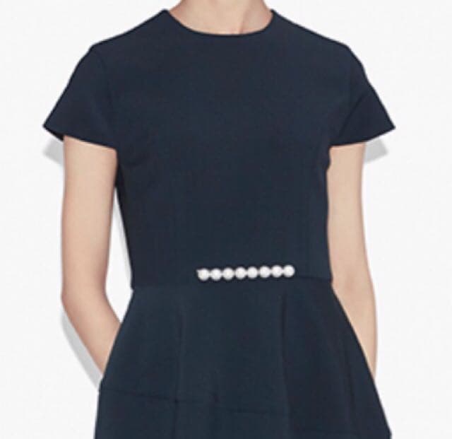 新品タグ付き YOKO CHAN ヨーコチャン パール ネイビー 38 結婚式