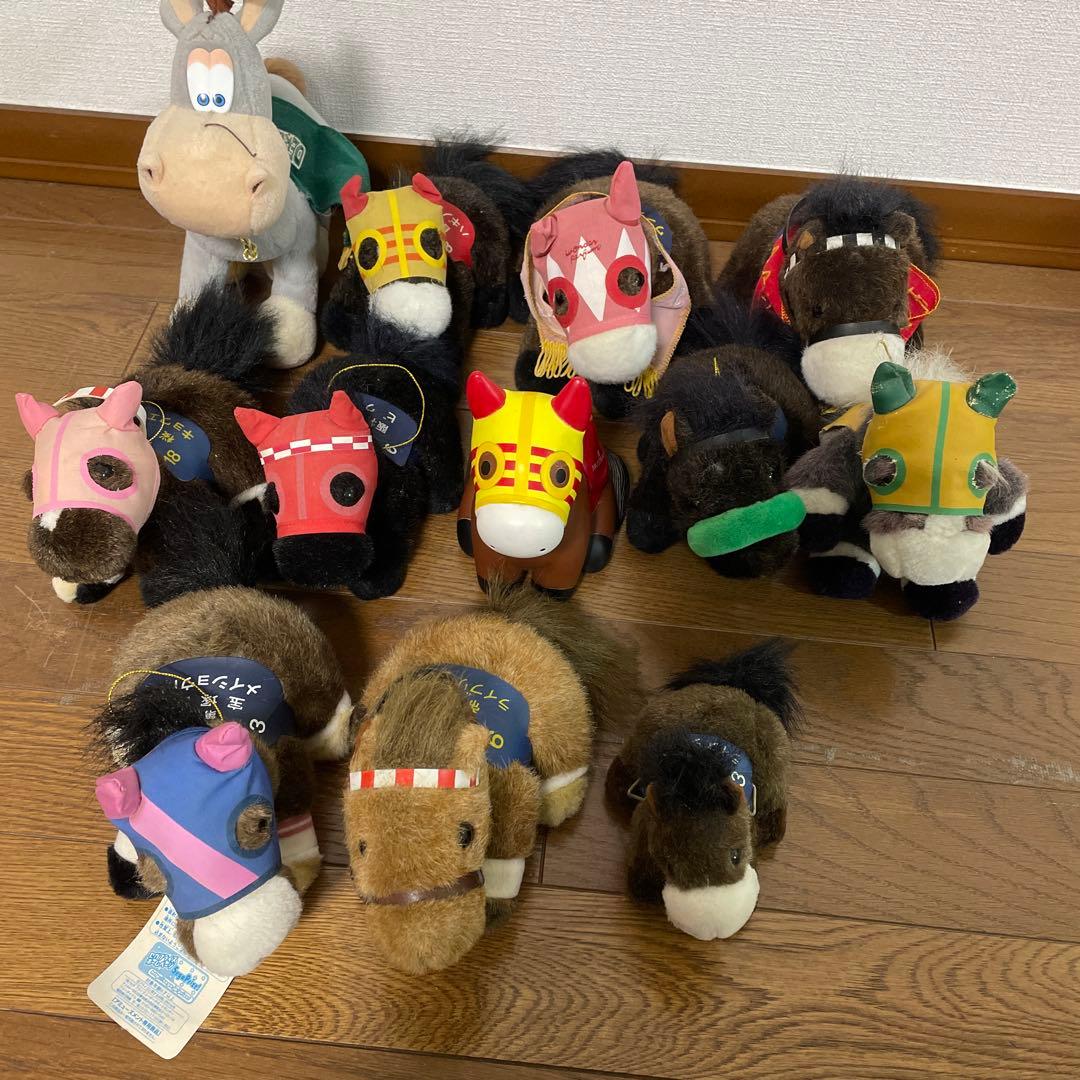 アバンティー SEGA競馬ぬいぐるみまとめ 90年代活躍競走馬12頭セット