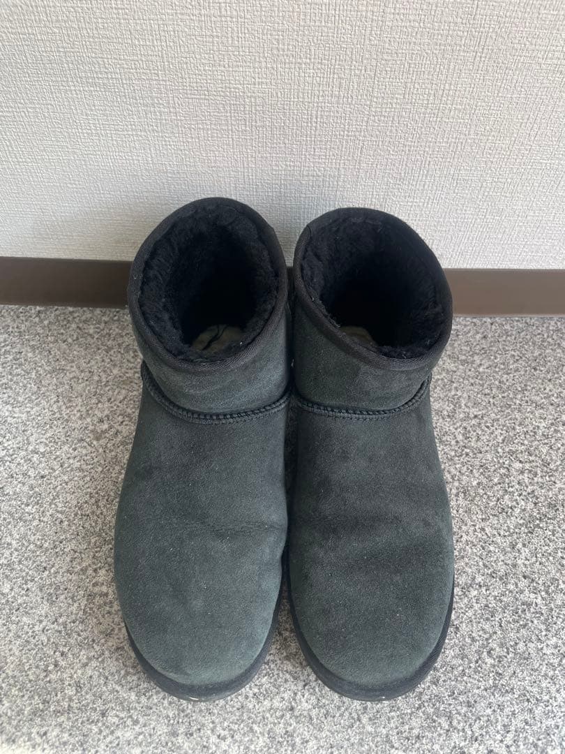 UGG ブラック ムートンブーツ ショートブーツ 28.0cm