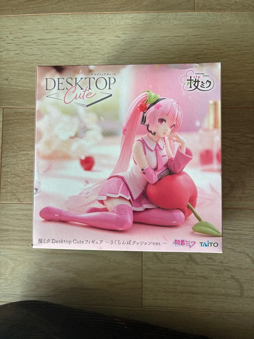 未開封・匿名配送 桜ミク Desktop Cute さくらんぼクッションver