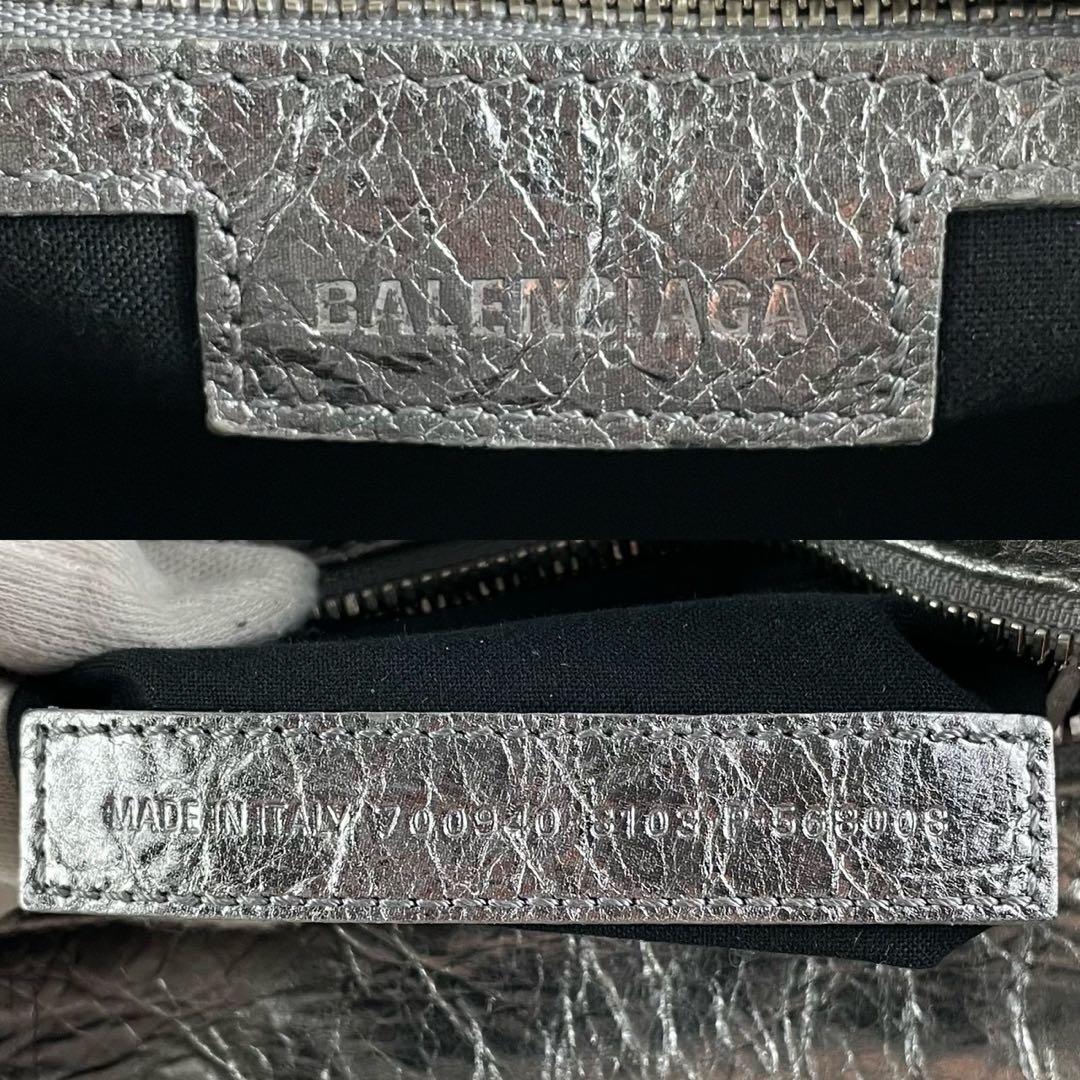 極美品】バレンシアガ NEO CAGOLE 2wayハンド シルバー - メルカリ