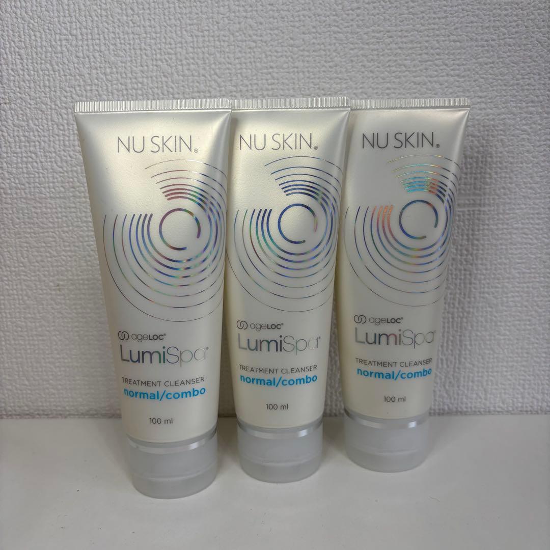 【新品・未開封】NU SKIN LumiSpa クレンザー(ノーマル)3本セット NU SKIN（ニュースキン） genLOC ルミスパ トリートメント クレンザー