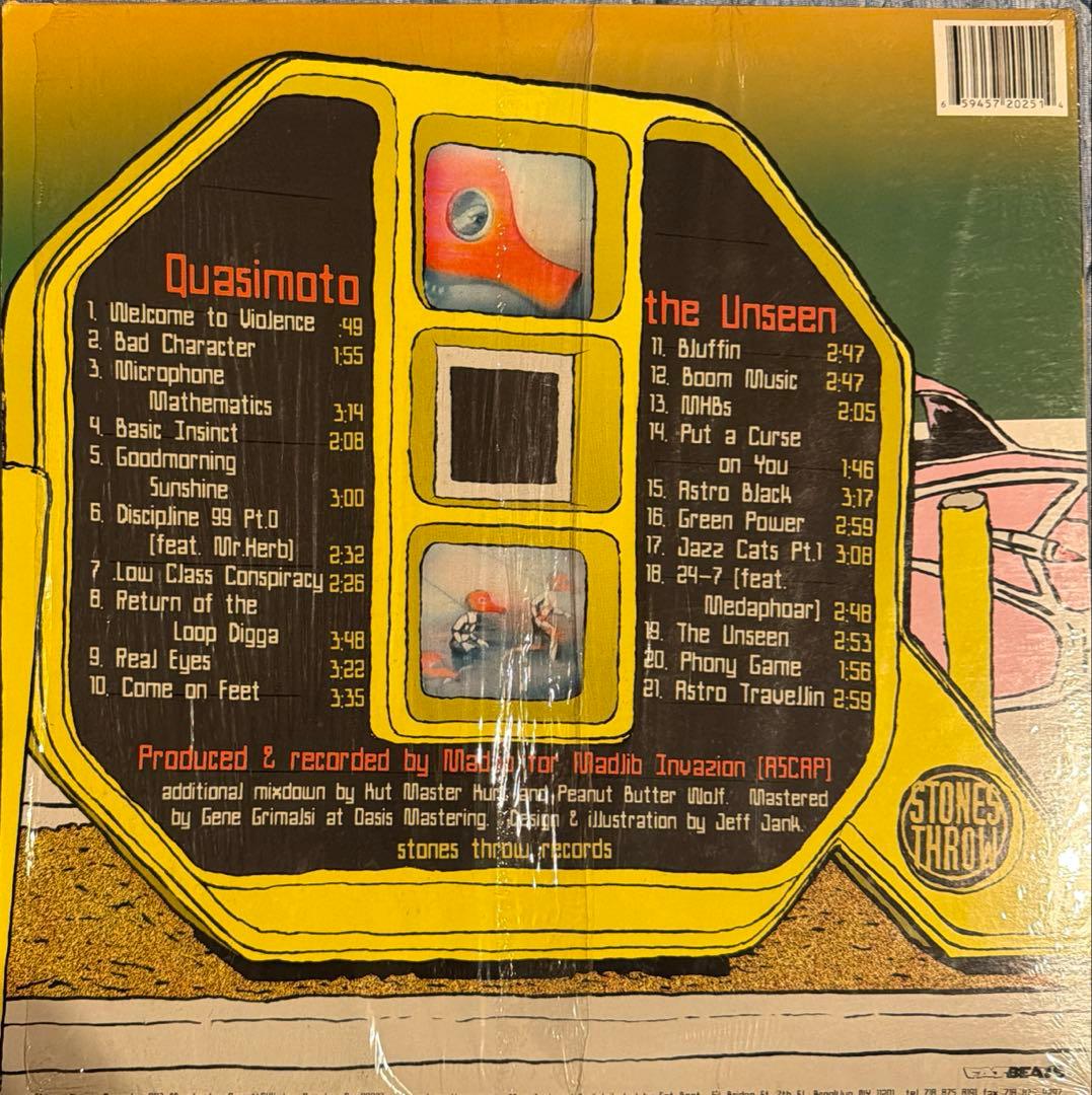 Quasimoto - The Unseen 2LP USオリジナル盤 - メルカリ