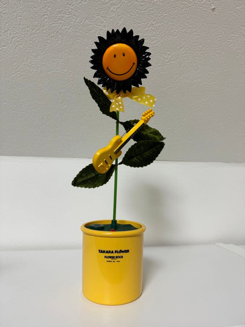美品&貴重】タカラ フラワーロック 1989年 ひまわり アンティーク