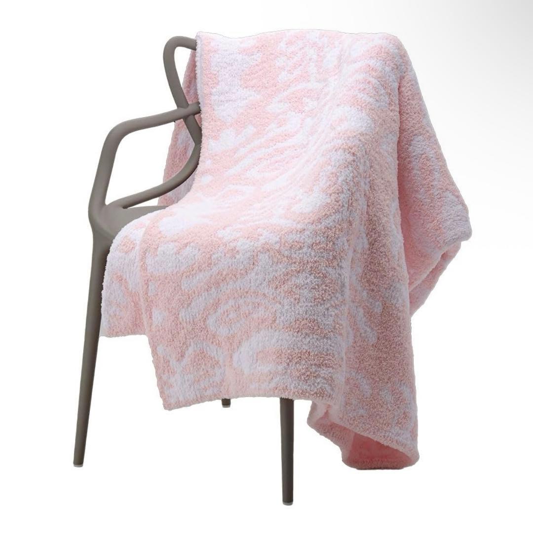 ピンクとホワイトの模様のブランケット Amazon｜ピンクの花束ブランケット、手作りかぎ針編みの花ブランケット