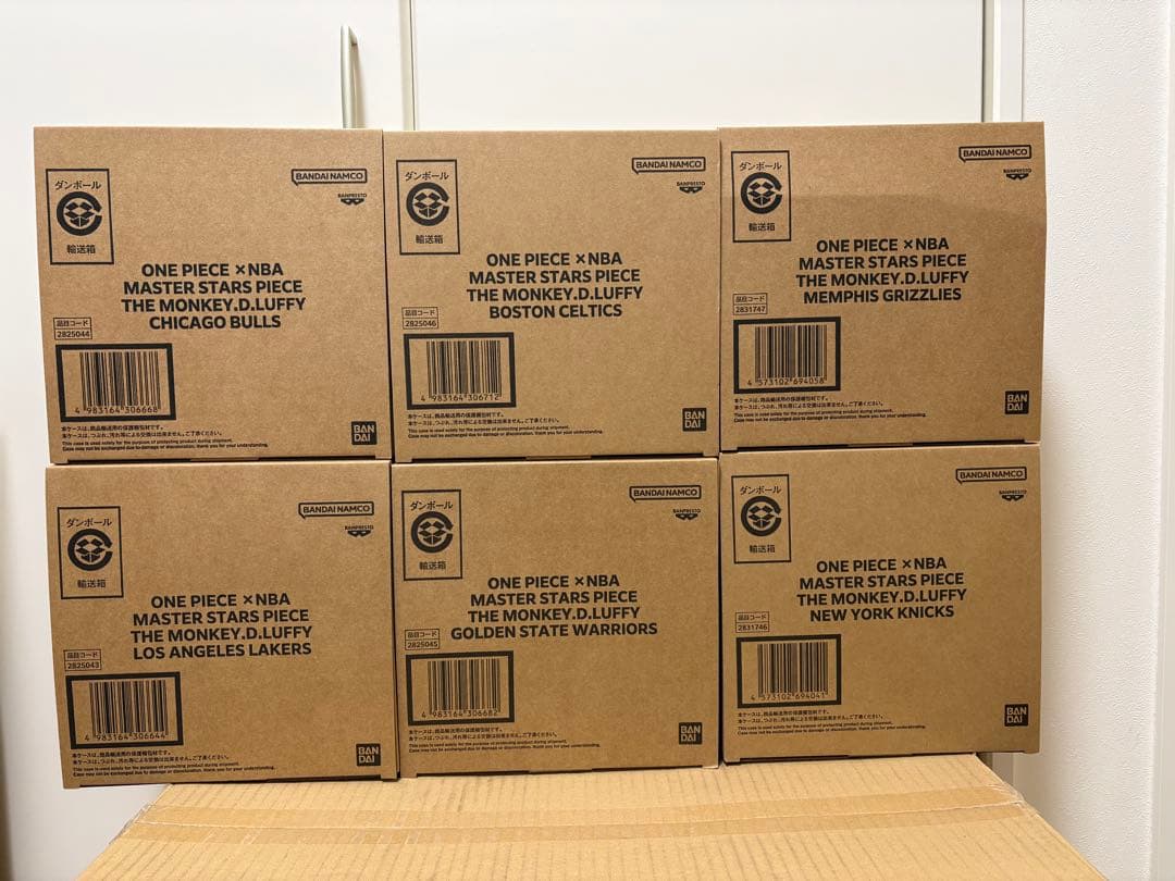 最安値】NBA ルフィ ワンピースベースショップ 6体セット - メルカリ