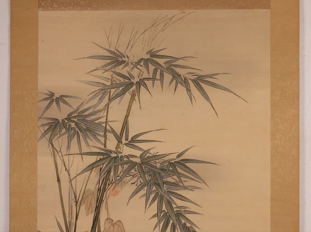 模写】日本画 荒木寛畝 鶏図 絹本 掛軸 花鳥 MB155 - メルカリ