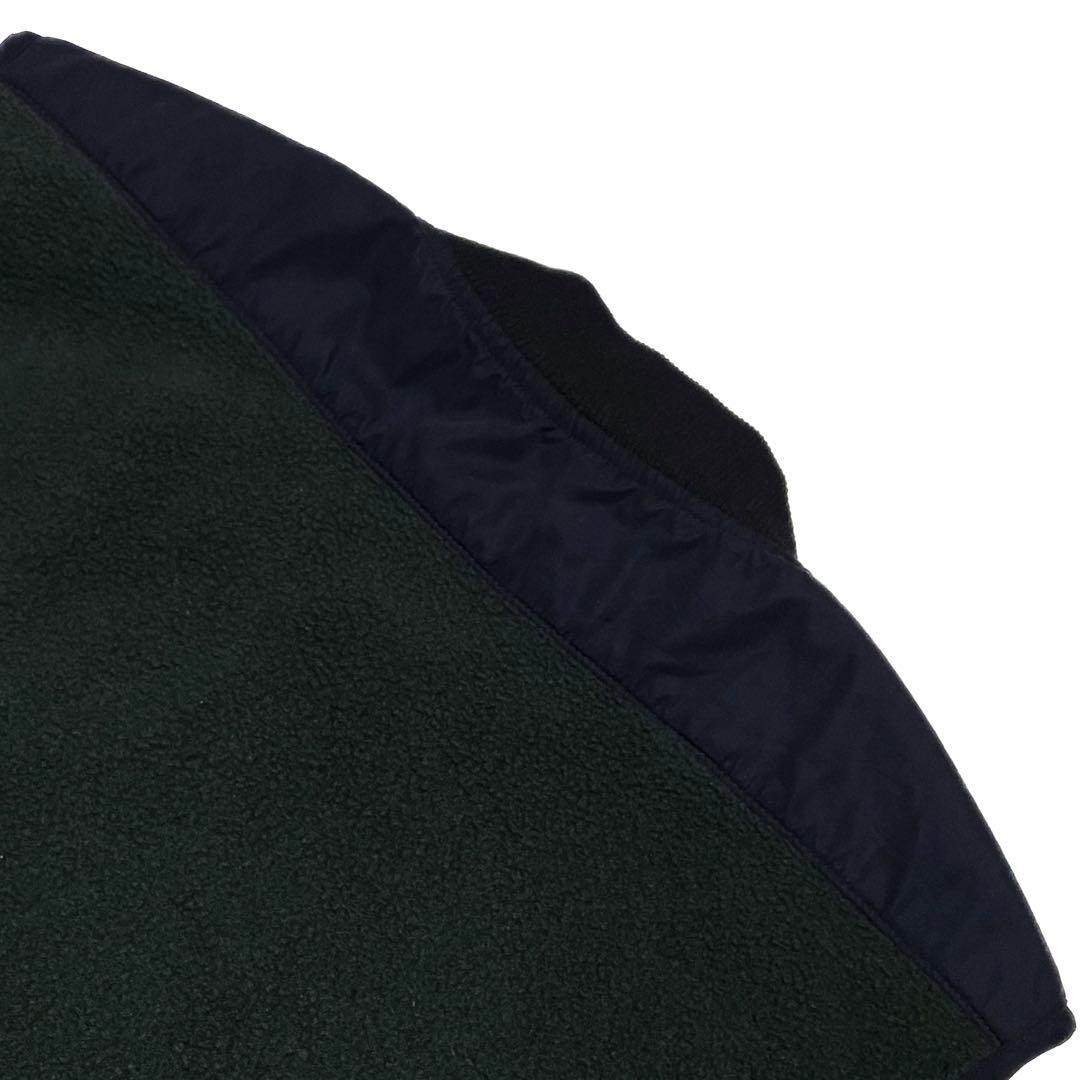 L.L.BEAN ハンティングフリースベスト フルジップ テック ツートン