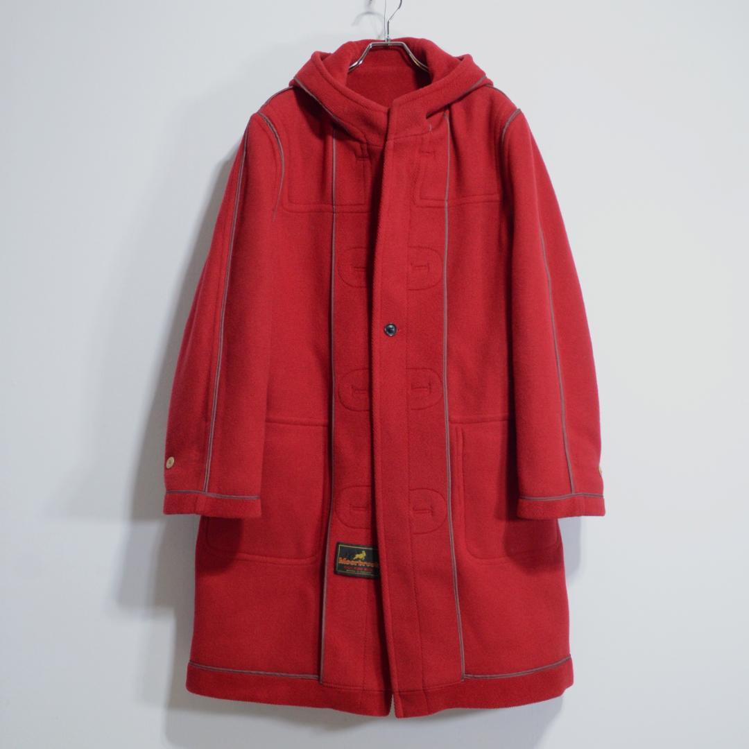 超極上品 グレンフェル製 ムーアブルック ダッフルコート レッド