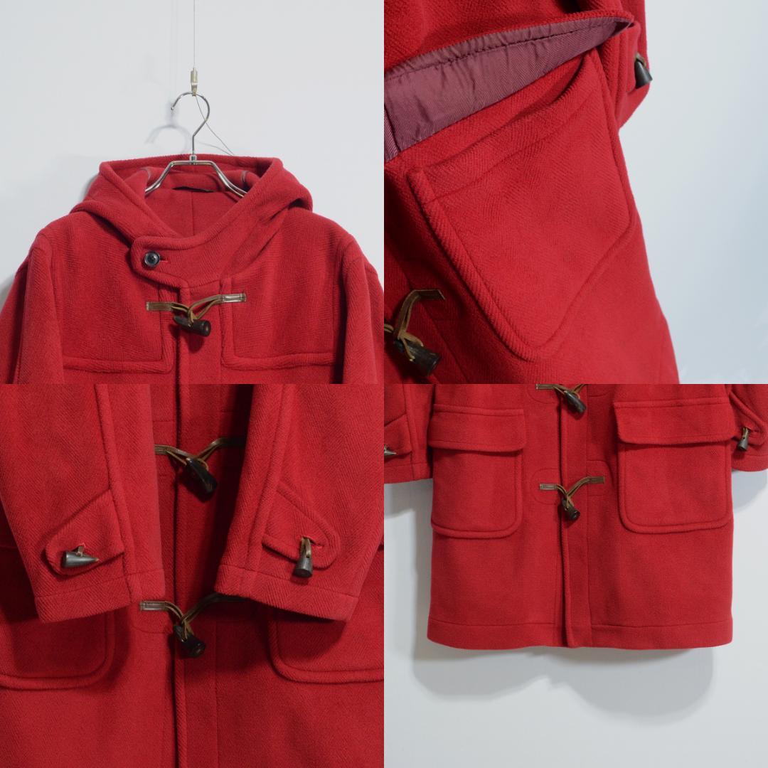 超極上品 グレンフェル製 ムーアブルック ダッフルコート レッド