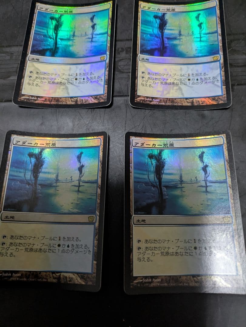 MTG　アダーカー荒原foil４枚セット　日本語　９版 84635_jp.jpg
