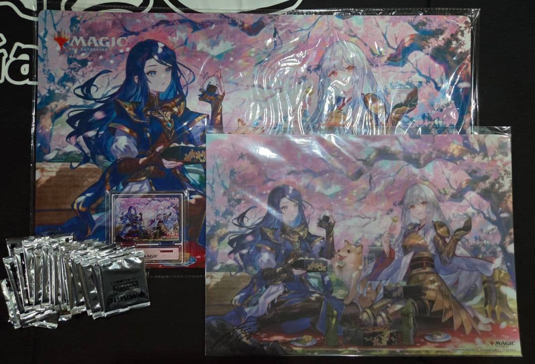 MTG 放浪皇のお花見キャンペーン 放浪皇&ナーセット プレイマット