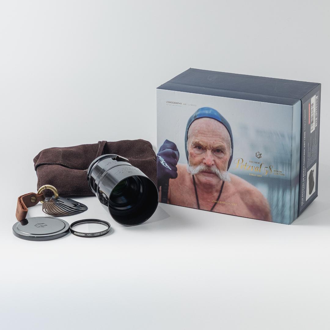 Petzval 58mm Bokeh Control Canon EFマウント New Petzval 58 Bokeh Control Art Lens Black Brass Canon EF