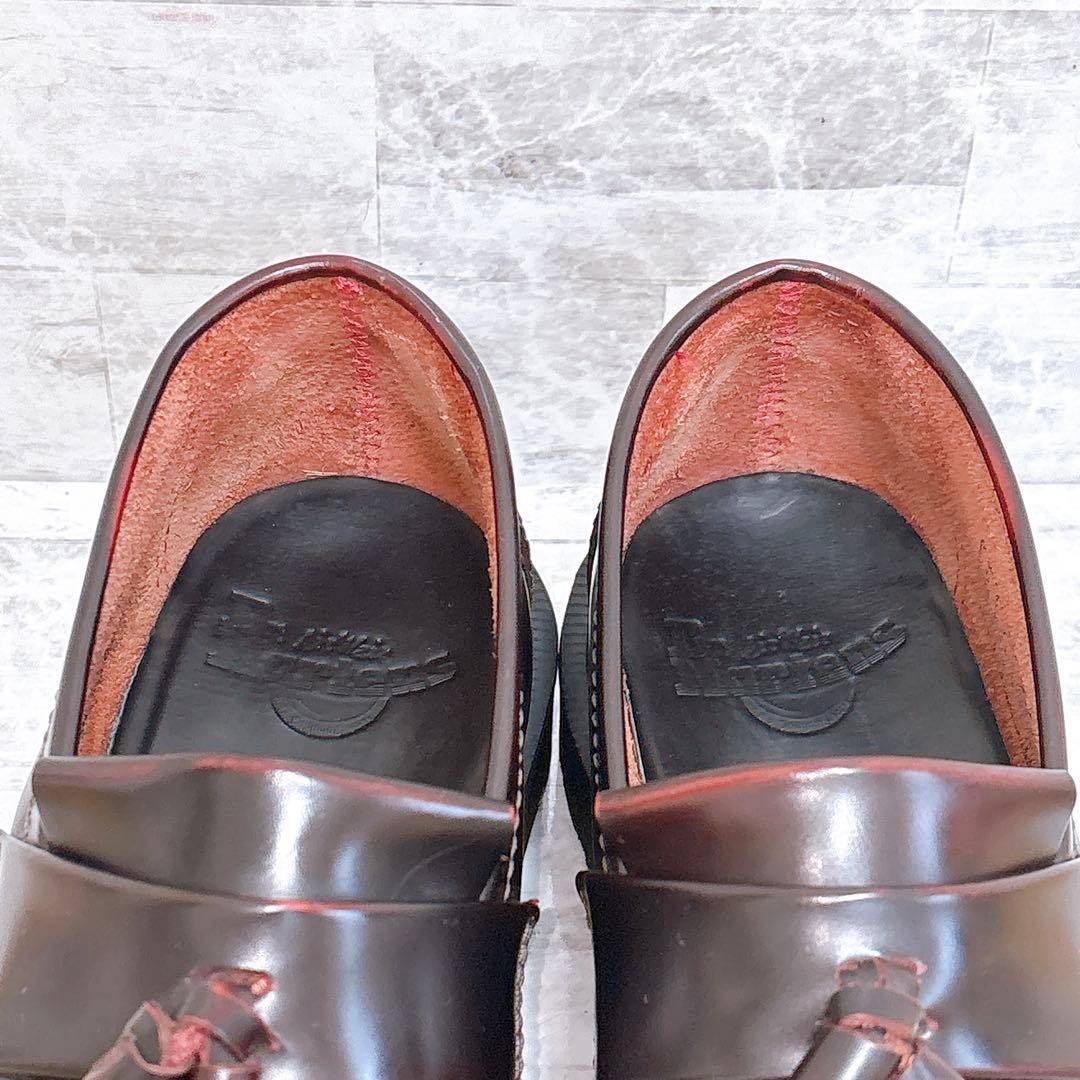 ドクターマーチン エイドリアン タッセルローファー UK6 チェリー