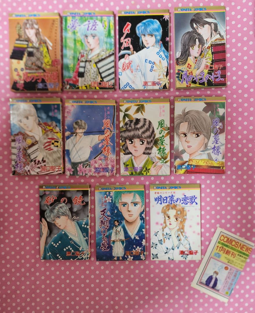 湯口聖子 夢語りシリーズ 風の墓標 砂の鏡 天翔ける星 明日菜の恋歌 等11冊 湯口聖子 夢語りシリーズ 風の墓標 砂の鏡 天翔ける星 明日菜の恋歌 等