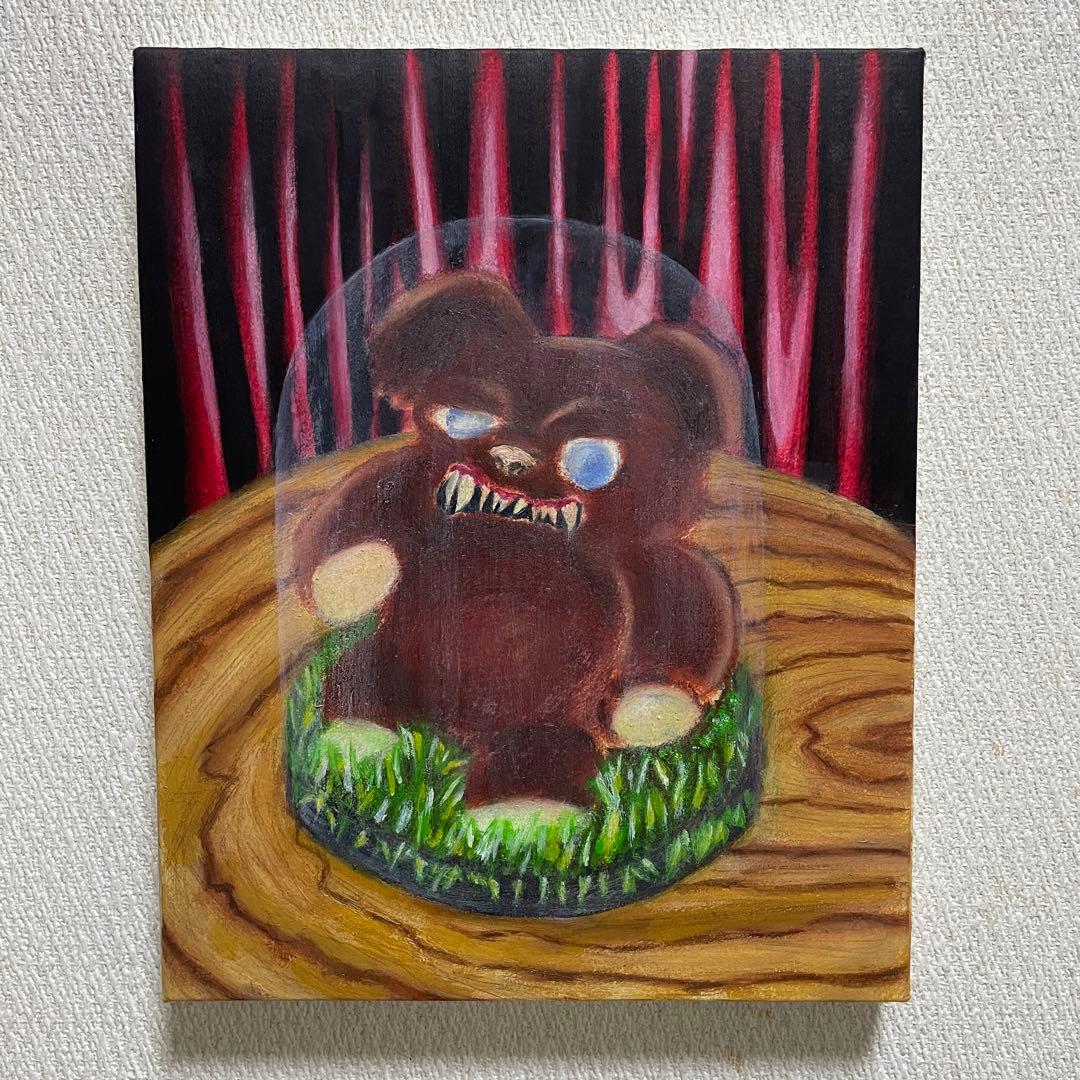 D*p様 Oil painting 作者不明 I made an oil painting of a Windows blue screen of death #windows