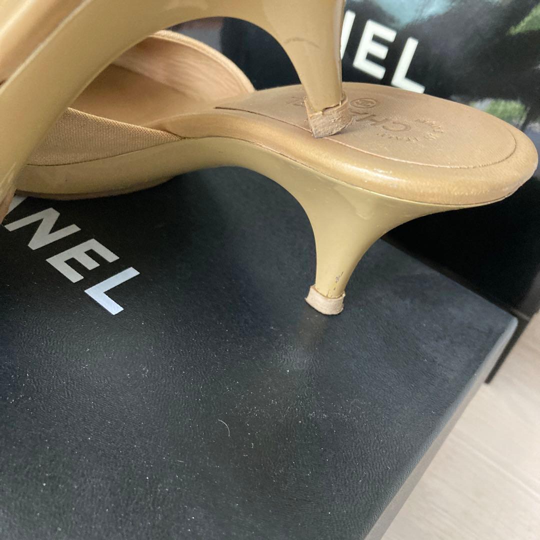 専用です！ シャネル ミュールー カメリア ココマーク6 デパート購入