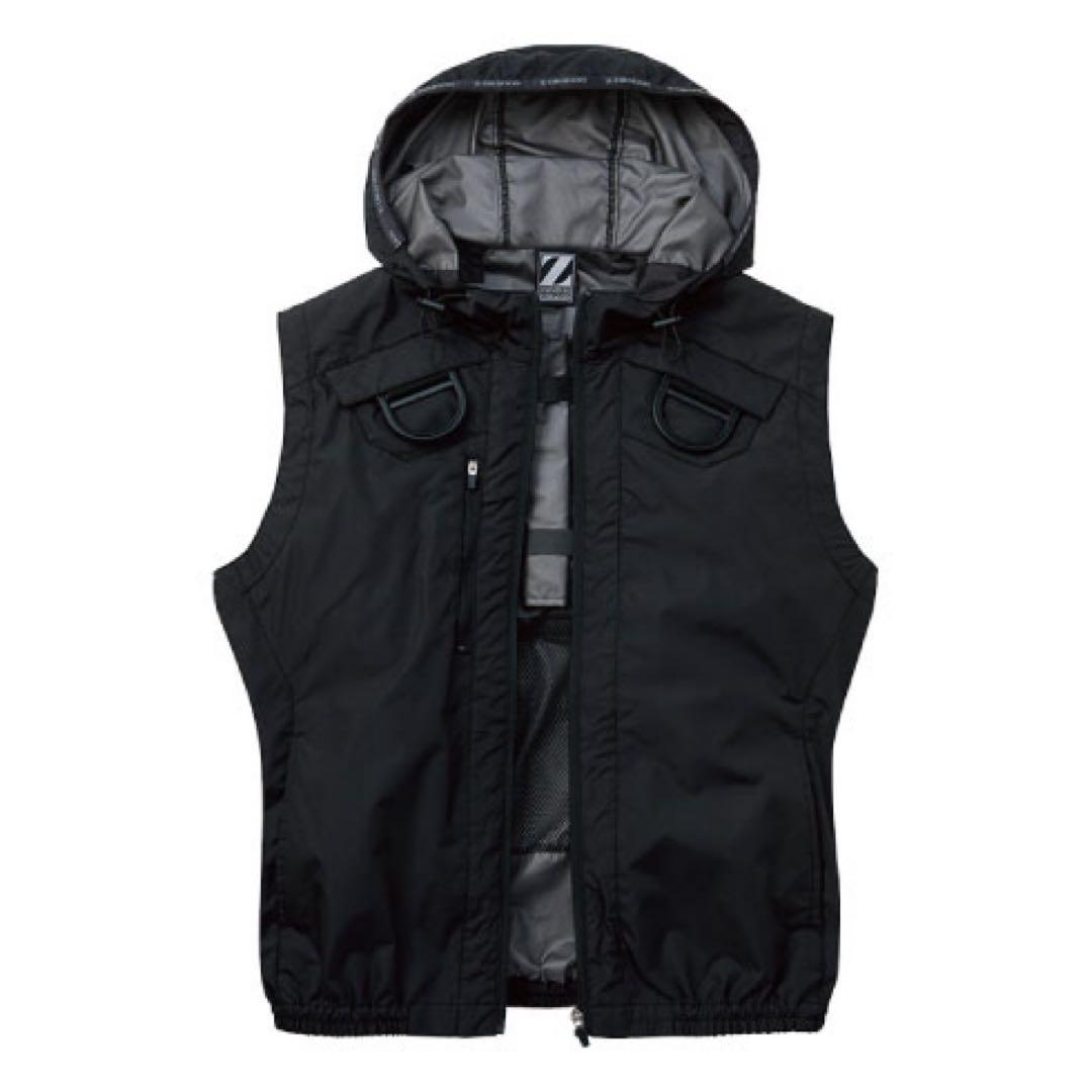 ブラック冷却ベスト バッテリー付き 楽天市場】ペルチェベスト 冷却ベスト 空調作業服 10000mAh 大容量