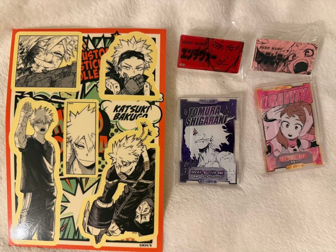 ヒロアカ カスタムステッカーコレクション 爆豪 - シール・ステッカー