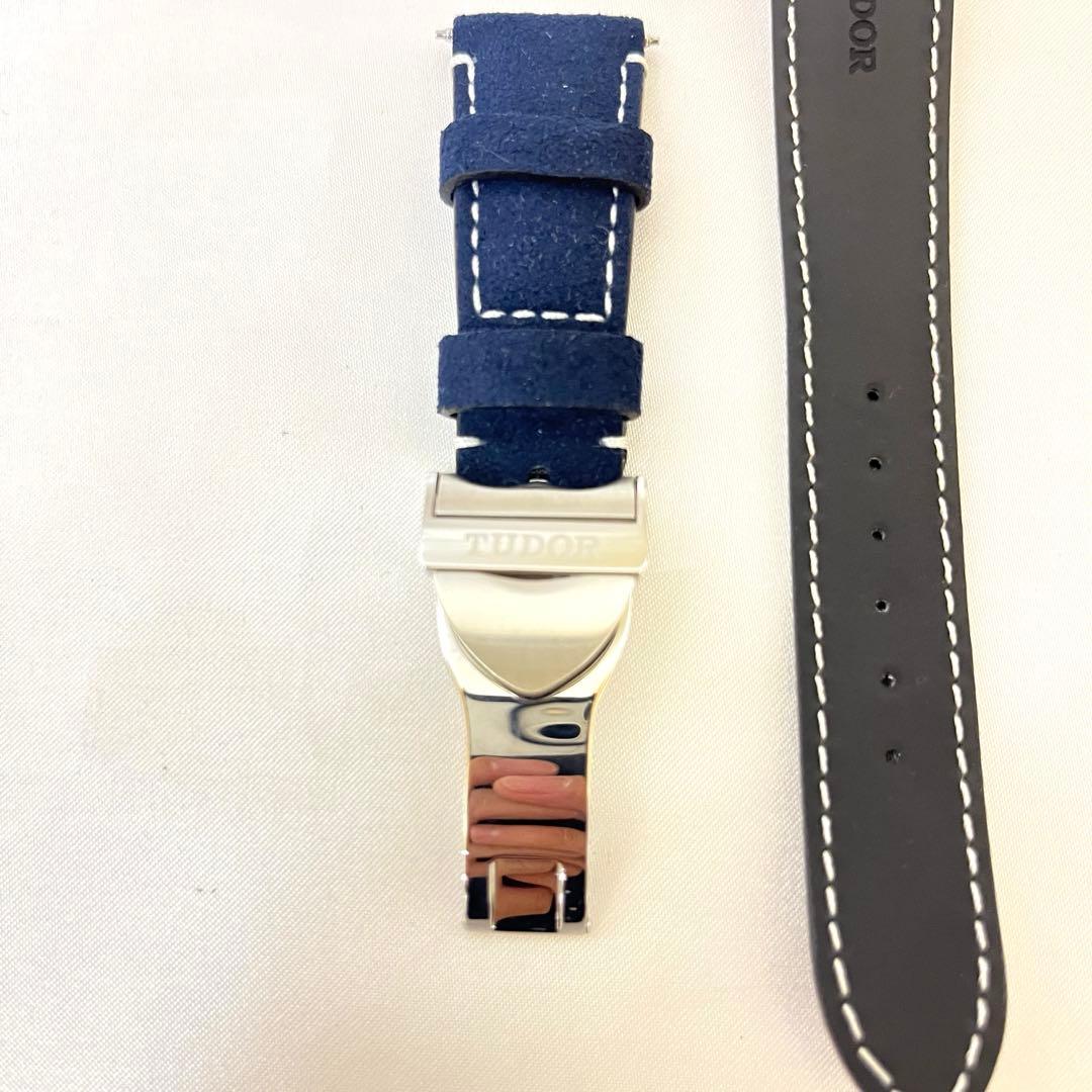 チューダー 純正 BB58用 ブルー“ソフトタッチ”ストラップ 新品