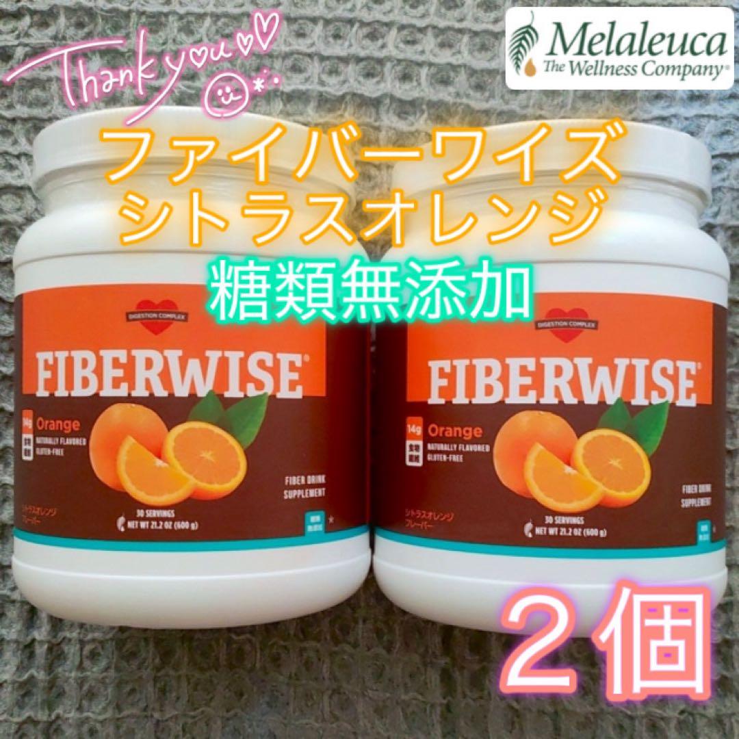 【新品】メラルーカ ファイバーワイズ 糖類無添加 シトラスオレンジ〔2個〕 ファイバーワイズ 糖類無添加 シトラスオレンジ フレーバー