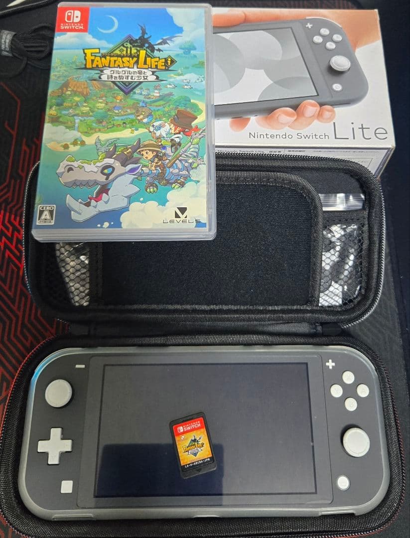 Nintendo Switch Lite グレー + ゲームソフト Nintendo Switch Lite グレー [ゲーム機本体] [HDH-S-GAZAA]｜の通販は