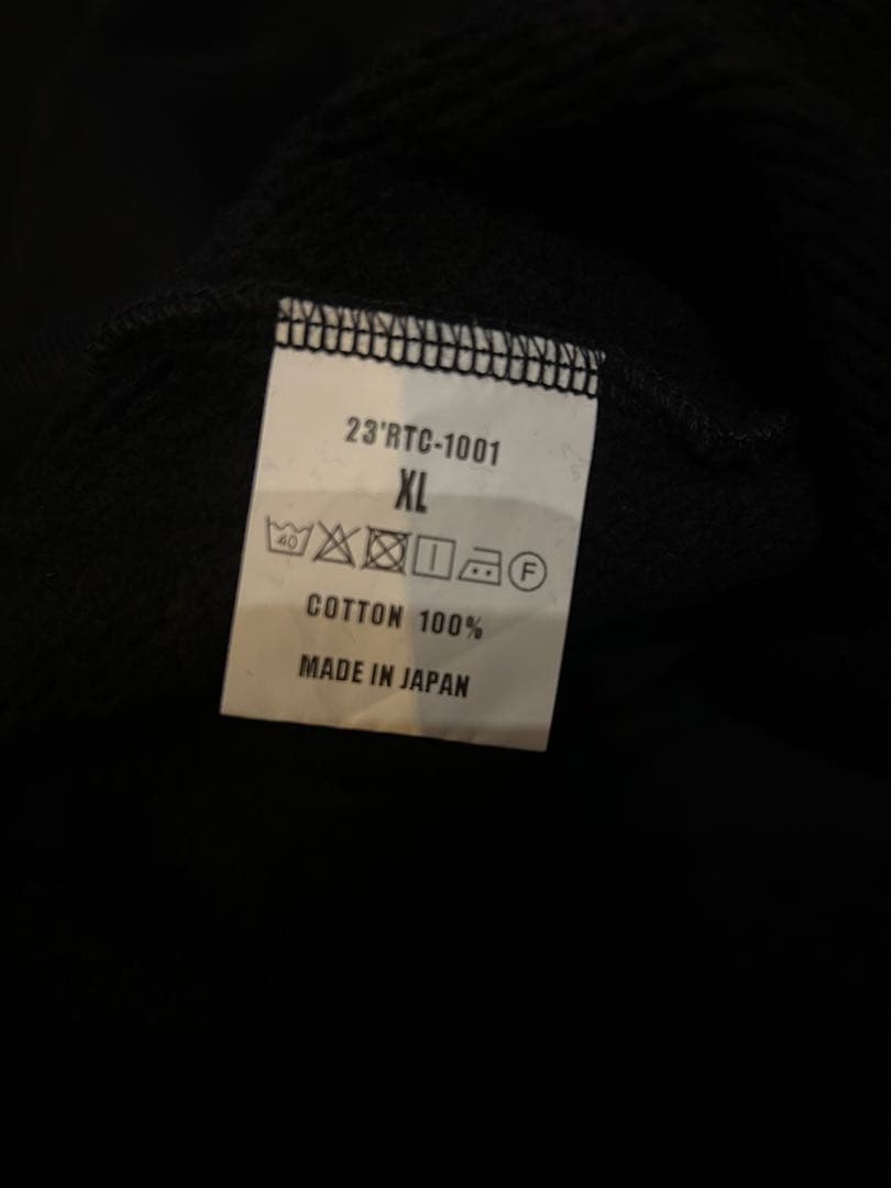 キムタク着 RATS クルーネックスウェット 即完売 新品 XL ブラック