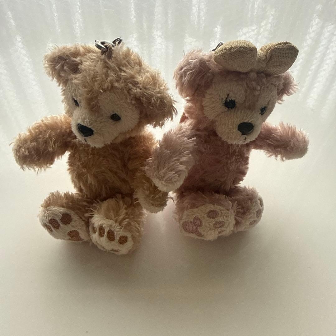 ダッフィー & シェリーメイ ぬいぐるみ ストラップ付き - メルカリ