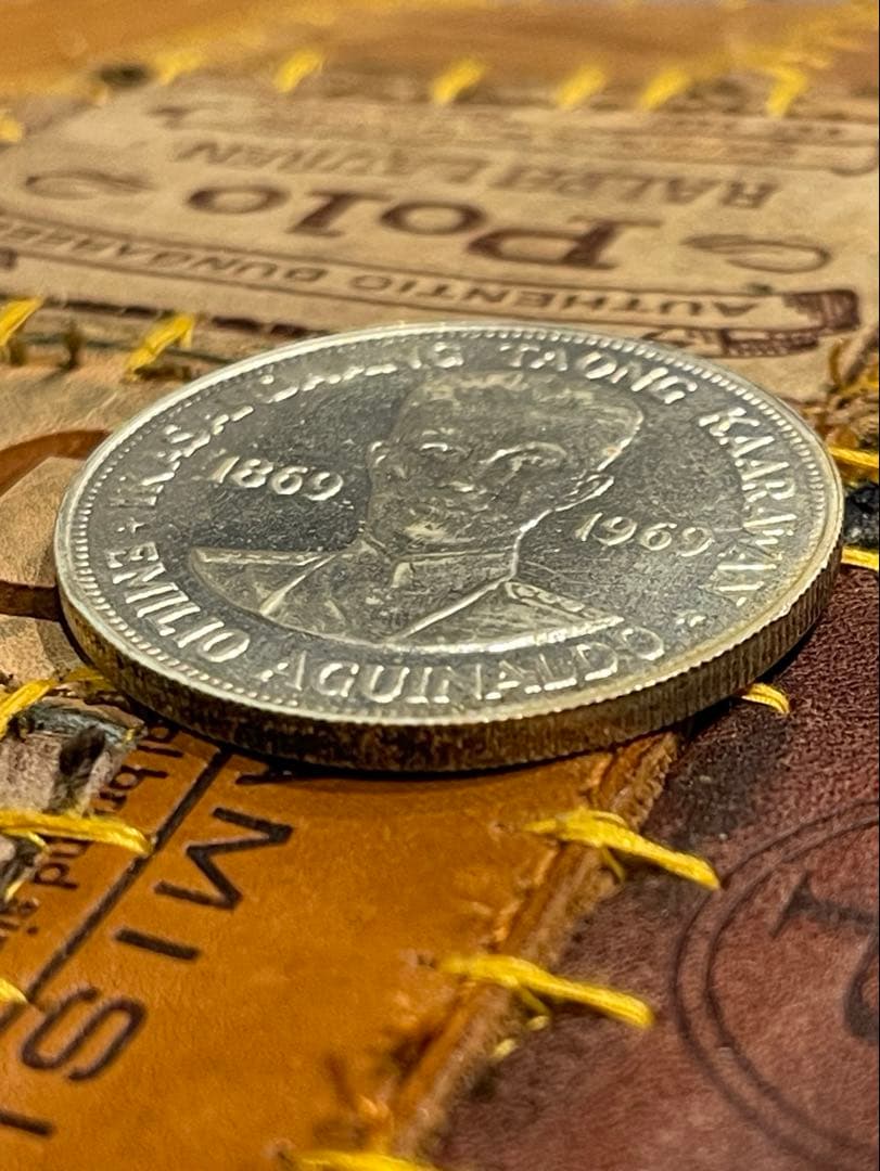 フィリピン 1969年 100周年 1ペソ 銀貨