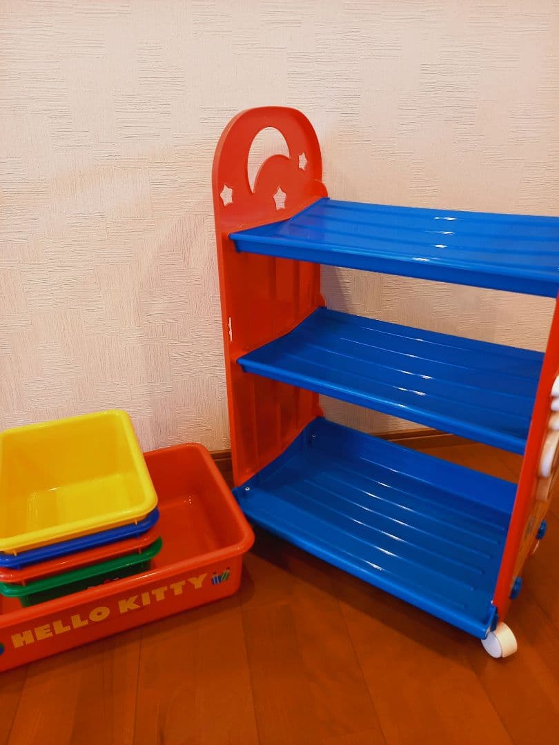 ハローキティ おもちゃ箱 収納ラック 2003年 レトロ 美品♡ 希少