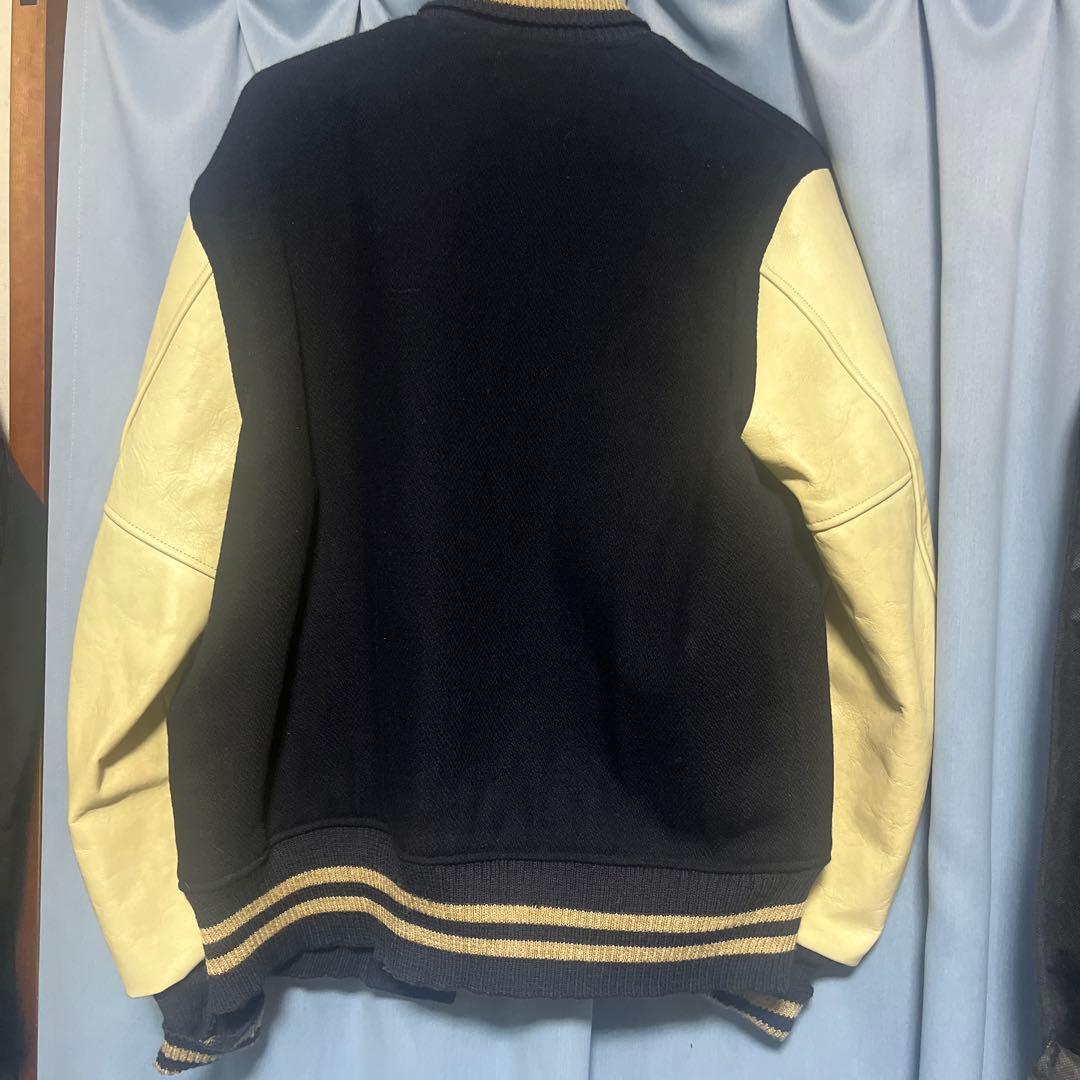 Whitesville 刺繍スタジャン サイズ40 ネイビー 安い 通販