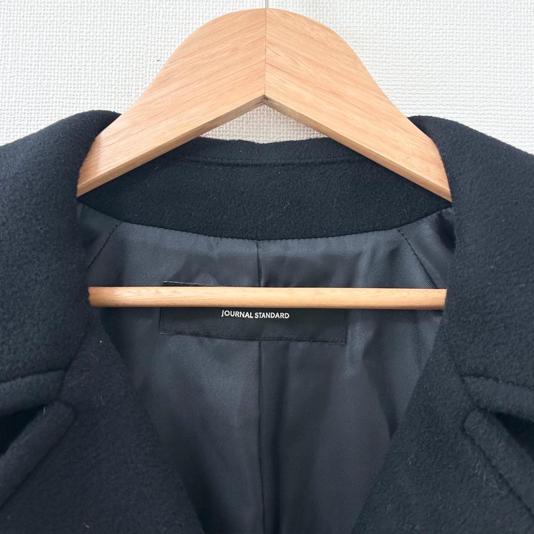 JOURNAL STANDARD スーパー160バルカラーミドルコート ネイビー - メルカリ