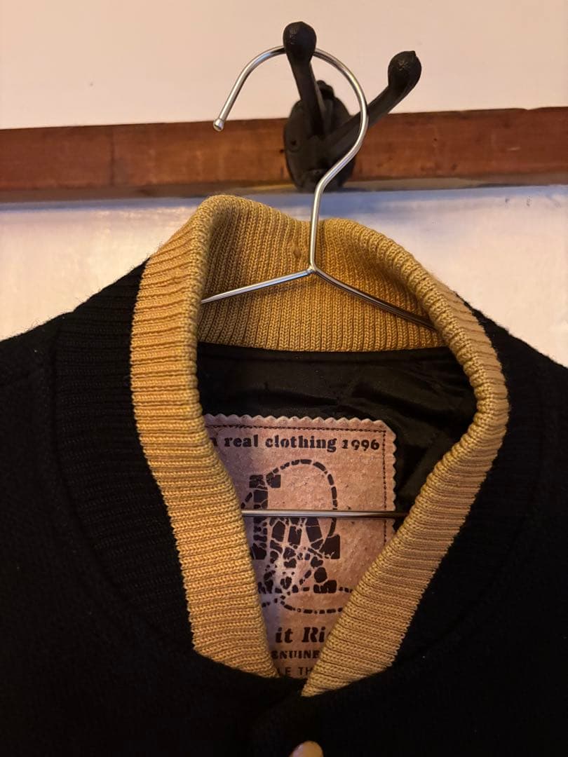 00s LET IT RIDE スタジャン y2k THING WHO